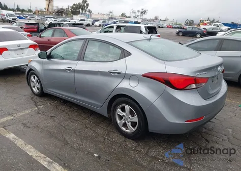 2015 Hyundai Elantra Se from USA, damaged, VIN 5NPDH4AE4FH562085